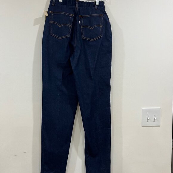 VTG LEVIS Women's Elastic waist Jeans Size 10 Made in USA - Picture 1 of 12